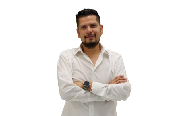 Beto, CEO and Co-Founder of EvolveCX, portrait cutout